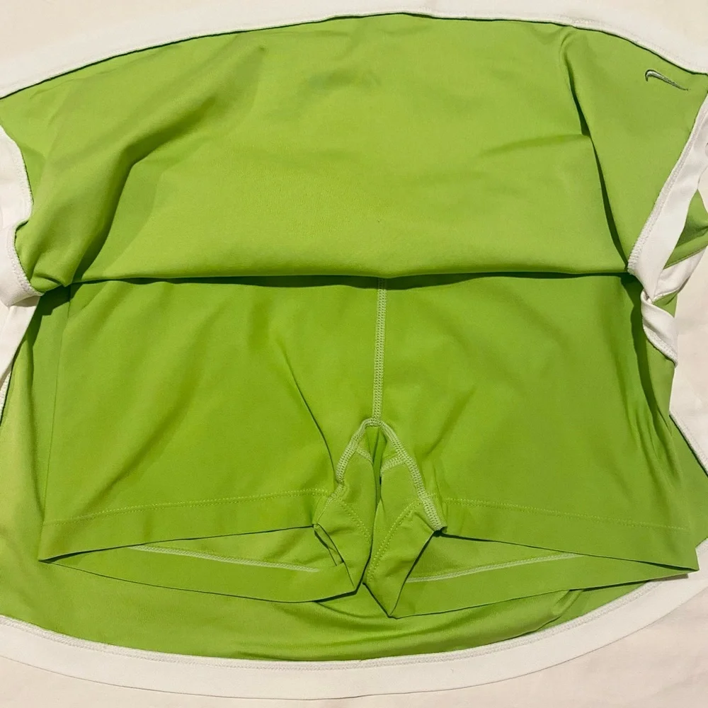 Women’s Lime Green Nike Tennis Skirt Medium